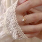 Anillo estilo romántico circonia tendencia casual formal