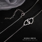 Collar básico de corazones casual formal romántico