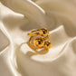Anillo esferas varias elegante básico