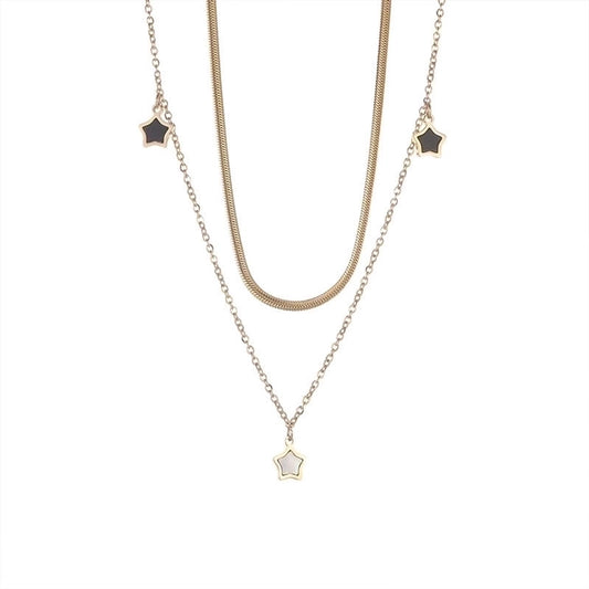 Pulsera y collar de estrellas casual