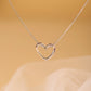 Collar dije elegante corazón casual tendencia