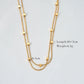 Juego de collares y anillo layering piedra natural estilo étnico