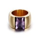 Anillo estilo chunky con zirconia casual formal