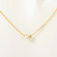 Collar con mini piedra circonia simple básico