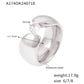 Anillo estilo chunky con piedra cristal