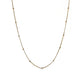 Collares básicos cadenas dorado casual formal