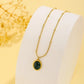Collar básico con piedras colores neutros tendencia casual