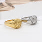 Anillo ángel retro vintage chunky tendencia básico