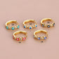 Anillos ajustables ojo protector diseños varios