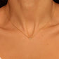 Collar con mini piedra circonia simple básico