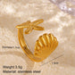 Anillos estilo marino set casual