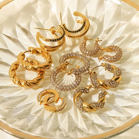Aretes elegantes elegantes estilos varios
