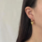 Aretes estilo huggies corazón estrella casual