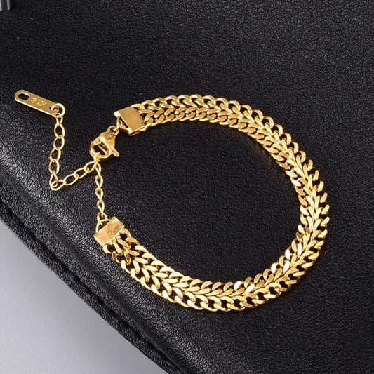 Pulsera estilo vintage cruzada