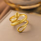 Anillos ajustables estilos variados casual formal
