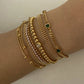 Pulseras varias diseños diversos básicos elegantes