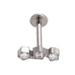 Piercings de titanio estilos varios casual formal tendencia