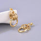 Aretes nudo casuales elegantes
