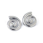 Aretes espirales casuales chunky