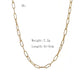 Collares básicos cadenas dorado casual formal