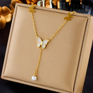 Collares estilos varios tendencia casual ojo mariposa corazón