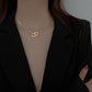 Collar básico de corazones casual formal romántico