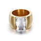 Anillo estilo chunky con zirconia casual formal