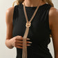 Collar corbatero casual en tendencia