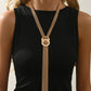 Collar corbatero casual en tendencia