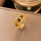 Anillos ajustables estilos variados casual formal